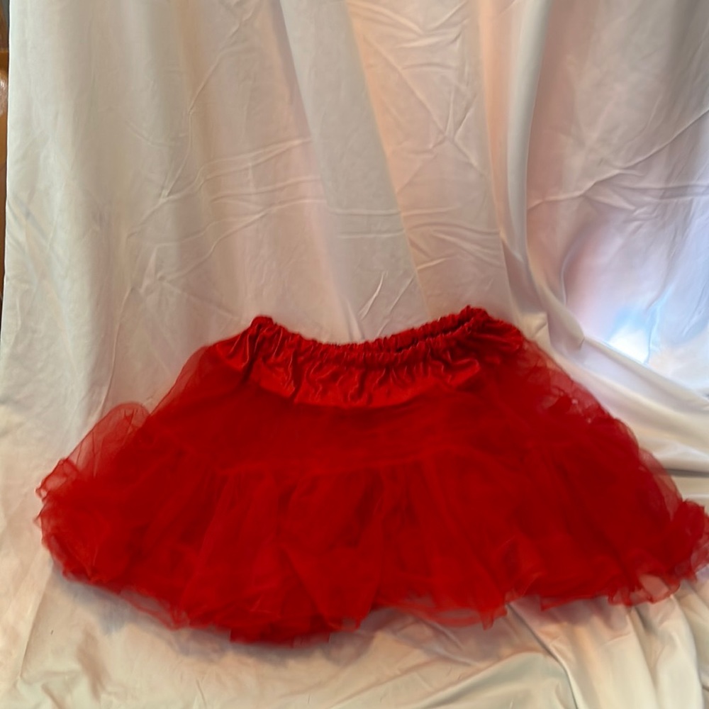 Red Cancan Skirt